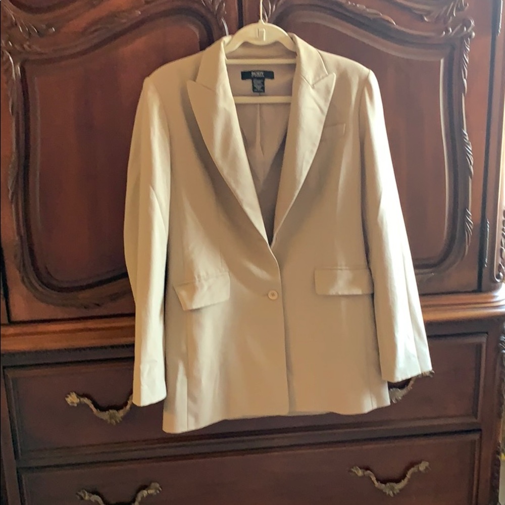 BODY by VICTORIAS SECRET 12 Blazer TAN  X-button